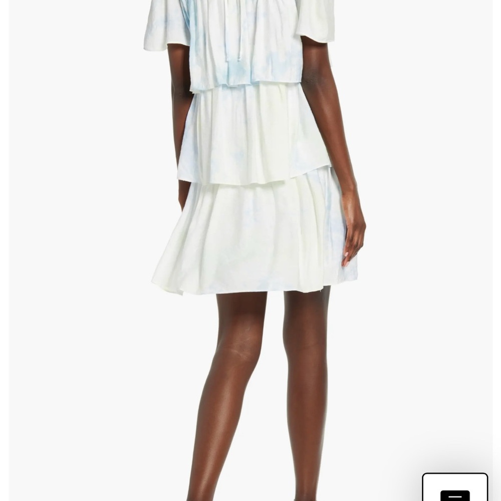Tiered Ruffle Shift Dress - Picture 2 of 4